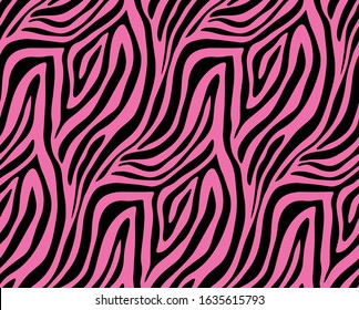 Seamless Vector. Dark colored animal skin background. Repeatable ready template.