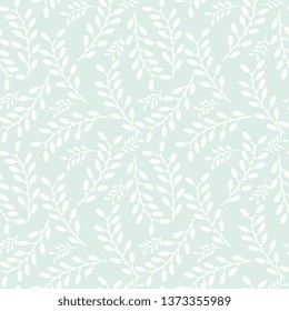 Seamless vector dates blue and white pattern