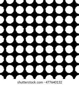 Seamless vector decorative background with polka dots. Print. Cloth design, wallpaper.
