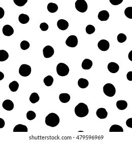 Seamless vector decorative background with polka dots. Print. Cloth design, wallpaper.