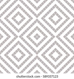 Seamless vector decorative geometric pattern. ethnic endless background with ornamental decorative elements with traditional etnic motives, tribal geometric figures. Print for wrapping, background