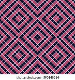 Seamless vector decorative geometric pattern. ethnic endless background with ornamental decorative elements with traditional etnic motives, tribal geometric figures. Print for wrapping, background.