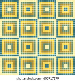 Seamless vector decorative geometric pattern. ethnic endless background with ornamental decorative elements with traditional etnic motives, tribal geometric figures. Print for wrapping, background