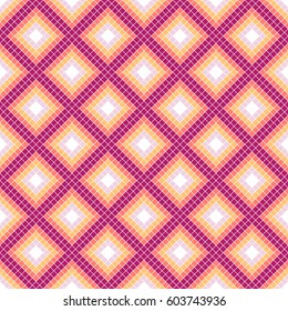 Seamless vector decorative geometric pattern. ethnic endless background with ornamental decorative elements with traditional etnic motives, tribal geometric figures. Print for wrapping, background