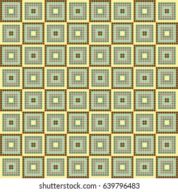 Seamless vector decorative geometric pattern. ethnic endless background with ornamental decorative elements with traditional etnic motives, tribal geometric figures. Print for wrapping, background