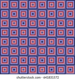 Seamless vector decorative geometric pattern. ethnic endless background with ornamental decorative elements with traditional etnic motives, tribal geometric figures. Print for wrapping, background