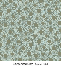 Seamless vector decorative hand drawn pattern. ethnic endless background with ornamental decorative elements with traditional etnic motives, tribal geometric figures. Print for wrapping, background