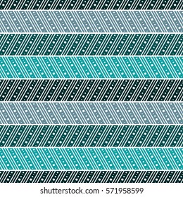 Seamless vector decorative hand drawn pattern. ethnic endless background with ornamental decorative elements with traditional etnic motives, tribal geometric figures. Print for wrapping, background