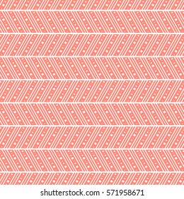 Seamless vector decorative hand drawn pattern. ethnic endless background with ornamental decorative elements with traditional etnic motives, tribal geometric figures. Print for wrapping, background