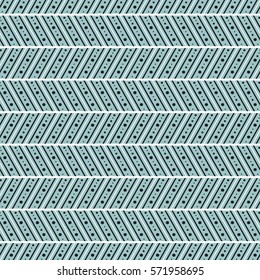 Seamless vector decorative hand drawn pattern. ethnic endless background with ornamental decorative elements with traditional etnic motives, tribal geometric figures. Print for wrapping, background