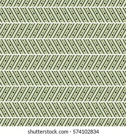 Seamless vector decorative hand drawn pattern. ethnic endless background with ornamental decorative elements with traditional etnic motives, tribal geometric figures. Print for wrapping, background.