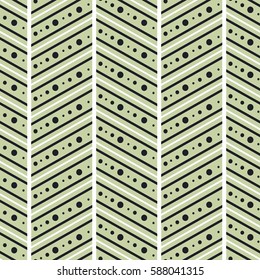 Seamless vector decorative hand drawn pattern. ethnic endless background with ornamental decorative elements with traditional etnic motives, tribal geometric figures. Print for wrapping, background.