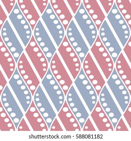 Seamless vector decorative hand drawn pattern. ethnic endless background with ornamental decorative elements with traditional etnic motives, tribal geometric figures. Print for wrapping, background.
