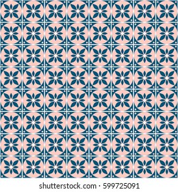 Seamless vector decorative hand drawn pattern. ethnic endless background with ornamental decorative elements with traditional etnic motives, tribal geometric figures. Print for wrapping, background