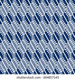 Seamless vector decorative hand drawn pattern. ethnic endless background with ornamental decorative elements with traditional etnic motives, tribal geometric figures. Print for wrapping, background