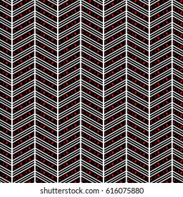 Seamless vector decorative hand drawn pattern. ethnic endless background with ornamental decorative elements with traditional etnic motives, tribal geometric figures. Print for wrapping, background