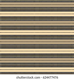 Seamless vector decorative hand drawn pattern. ethnic endless background with ornamental decorative elements with traditional etnic motives, tribal geometric figures. Print for wrapping, background