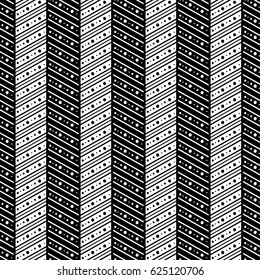 Seamless vector decorative hand drawn pattern. ethnic endless background with ornamental decorative elements with traditional etnic motives, tribal geometric figures. Print for wrapping, background