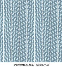 Seamless vector decorative hand drawn pattern. ethnic endless background with ornamental decorative elements with traditional etnic motives, tribal geometric figures. Print for wrapping, background