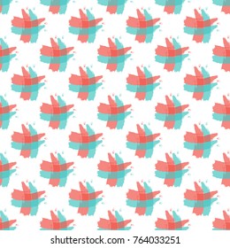 Seamless vector decorative pattern with abstract ornaments. Background for printing on paper, wallpaper, covers, textiles, fabrics, for decoration, decoupage, scrapbooking and other 