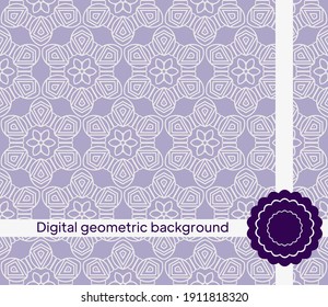 Seamless vector decorative pattern. Background for printing on paper, wallpaper, covers, textiles, fabrics, for decoration, scrapbooking