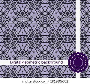 Seamless vector decorative pattern. Background for printing on paper, wallpaper, covers, textiles, fabrics, for decoration, scrapbooking