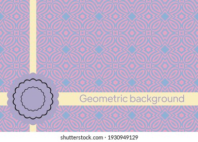 Seamless vector decorative pattern. Background for printing on paper, wallpaper, covers, textiles, fabrics, for decoration, scrapbooking