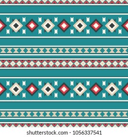 Seamless vector decorative pattern with ethnic ornament. Background for printing on paper, wallpaper, covers, textiles, fabrics, for decoration, decoupage, scrapbooking and other