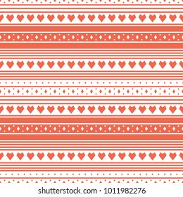 Seamless vector decorative pattern with geometric ornaments. Ethnic background for printing on paper, wallpaper, covers, textiles, fabrics, for decoration, decoupage, scrapbooking and other 