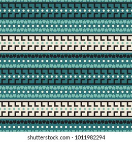 Seamless vector decorative pattern with geometric ornaments. Ethnic background for printing on paper, wallpaper, covers, textiles, fabrics, for decoration, decoupage, scrapbooking and other 