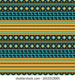 Seamless vector decorative pattern with geometric ornaments. Ethnic background for printing on paper, wallpaper, covers, textiles, fabrics, for decoration, decoupage, scrapbooking and other 