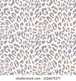 Seamless vector decorative pattern with leopard print. Background for printing on paper, wallpaper, covers, textiles, fabrics, for decoration, decoupage, scrapbooking and other