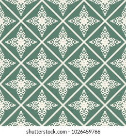 Seamless vector decorative pattern with ornament. Background for printing on paper, wallpaper, covers, textiles, fabrics, for decoration, decoupage, scrapbooking and other