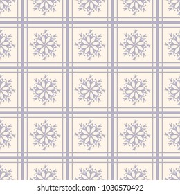 Seamless vector decorative pattern with ornament. Background for printing on paper, wallpaper, covers, textiles, fabrics, for decoration, decoupage, scrapbooking and other
