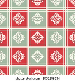 Seamless vector decorative pattern with ornament. Background for printing on paper, wallpaper, covers, textiles, fabrics, for decoration, decoupage, scrapbooking and other