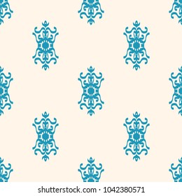 Seamless vector decorative pattern with ornament. Background for printing on paper, wallpaper, covers, textiles, fabrics, for decoration, decoupage, scrapbooking and other
