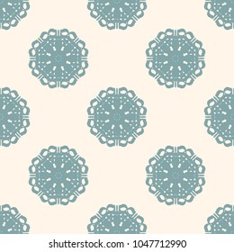Seamless vector decorative pattern with ornament. Background for printing on paper, wallpaper, covers, textiles, fabrics, for decoration, decoupage, scrapbooking and other