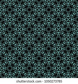 Seamless vector decorative pattern with ornament. Background for printing on paper, wallpaper, covers, textiles, fabrics, for decoration, decoupage, scrapbooking and other
