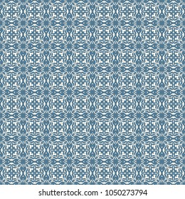 Seamless vector decorative pattern with ornament. Background for printing on paper, wallpaper, covers, textiles, fabrics, for decoration, decoupage, scrapbooking and other
