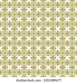 Seamless vector decorative pattern with ornament. Background for printing on paper, wallpaper, covers, textiles, fabrics, for decoration, decoupage, scrapbooking and other