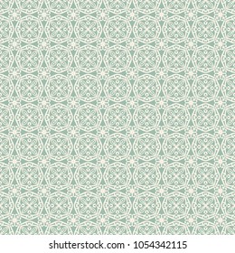 Seamless vector decorative pattern with ornament. Background for printing on paper, wallpaper, covers, textiles, fabrics, for decoration, decoupage, scrapbooking and other