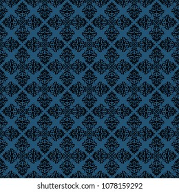 Seamless vector decorative pattern with ornament. Background for printing on paper, wallpaper, covers, textiles, fabrics, for decoration, decoupage, scrapbooking and other