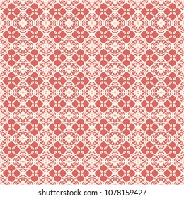 Seamless vector decorative pattern with ornament. Background for printing on paper, wallpaper, covers, textiles, fabrics, for decoration, decoupage, scrapbooking and other