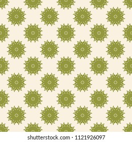 Seamless vector decorative pattern with ornament. Background for printing on paper, wallpaper, covers, textiles, fabrics, for decoration, decoupage, scrapbooking and other