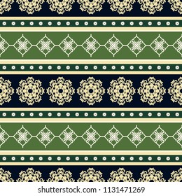 Seamless vector decorative pattern with ornament. Background for printing on paper, wallpaper, covers, textiles, fabrics, for decoration, decoupage, scrapbooking and other
