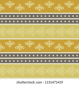 Seamless vector decorative pattern with ornament. Background for printing on paper, wallpaper, covers, textiles, fabrics, for decoration, decoupage, scrapbooking and other