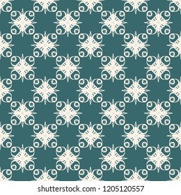 Seamless vector decorative pattern with ornament. Background for printing on paper, wallpaper, covers, textiles, fabrics, for decoration, decoupage, scrapbooking and other
