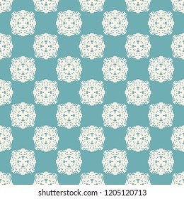 Seamless vector decorative pattern with ornament. Background for printing on paper, wallpaper, covers, textiles, fabrics, for decoration, decoupage, scrapbooking and other