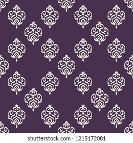 Seamless vector decorative pattern with ornament. Background for printing on paper, wallpaper, covers, textiles, fabrics, for decoration, decoupage, scrapbooking and other
