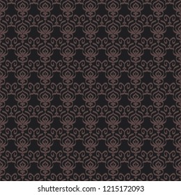 Seamless vector decorative pattern with ornament. Background for printing on paper, wallpaper, covers, textiles, fabrics, for decoration, decoupage, scrapbooking and other
